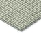 Homeroots 5' X 8' Green And Ivory Geometric Washable Indoor Outdoor Area Rug 595548 - alternate 2