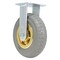 Vestil Flat-Free Rigid Caster 8 In. Diameter x 2 In. Width 661 Lb. Capacity Dark Gray/Gold CST-VE-8X2FF-R - alternate 3