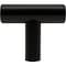 Designperfect 1-9/16 Overall Length Cabinet T-Knob, Matte/Flat Black DPA-T14KBLK - alternate 4