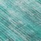 Homeroots 8' Teal Blue Aqua And Gray Round Striped Washable Indoor Outdoor Area Rug 577267 - alternate 4