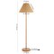 Jonathan Y Nando 61" 2-Light Coastal Bohemian Iron/Rattan LED Floor Lamp with Pull-Chain, Brown Wood Finish JYL3092A - alternate 3