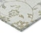 Homeroots 9' X 12' Ivory Gray And Gold Floral Washable Indoor Outdoor Area Rug 589480 - alternate 3