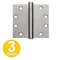 Global Door Controls 4.5 in Leaf W x 4.5 in Leaf H, Duronotic CP4545BBNRP-26D-3 - alternate 1