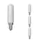 Bulbrite LED Filament 5W, Dimmable T6, Clear Glass, E12 Base, 3000K, 400 Lm, 4PK 862854 - alternate 1