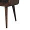 Homeroots 22" Brown Solid Wood Square Two Drawer Nightstand 651559 - alternate 4