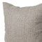 Homeroots 22" Gray Linen Throw Pillow Cover with Texture 608216 - alternate 2