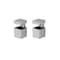 Dolle Bloc 2.5 in. H X 1.3 in. W X 1.3 in. D Silver Metal Shelf Clips 15798 - alternate 1