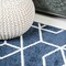 Jonathan Y Tumbling Blocks Modern Geometric Navy/White 5 ft. x 8 ft. Area Rug SEU101H-5 - alternate 3