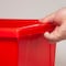 Storex 4 Gallon Storage Bin, Red 61452U06C - alternate 5