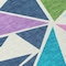 Homeroots 9' X 12' Dark Blue Green And Pink Geometric Washable Indoor Outdoor Area Rug 600412 - alternate 4