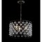 Jonathan Y Gabrielle 16" Crystal/Metal LED Pendant, Oil-Rubbed Bronze JYL9026A - alternate 4