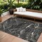Homeroots 10' X 14' Black Ivory And Gold Abstract Washable Indoor Outdoor Area Rug 601037 - alternate 1