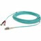 Add-On This Is A 15M Lc (Male) To St (Male) Aqua Duplex Riser-Rated Fiber ADD-ST-LC-15M5OM3 - alternate 1