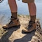 Railroad Sock Men's Outdoor Crew Socks, "The Twisted Brother", Brown 684 TB BR - alternate 3