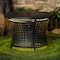 Deko Living Round Outdoor Propane Gas Fire Pit Table 8,000 BTU, Lava Rock Filler COB10009 - alternate 2