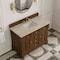 James Martin Vanities Brookfield 48" Single Vanity, Honey Oak, w/ 3 CM Tajnar Eclos Top 547-V48-HNO-3TJR - alternate 2