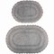 Lavish Home Reversible Bathroom Rug Set, Gray, 2-Pieces, 32 inx20 in/24 inx17 in ST-BATH6-OG - alternate 1