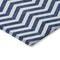 Homeroots 10' X 14' Navy Blue And Ivory Chevron Washable Indoor Outdoor Area Rug 595330 - alternate 4