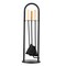 Lavish Home 4 Piece Fireplace Tools Set Indoor Outdoor Accessories Set with Poker, Brush, Shovel, & Stand 80-FPTS-17 - alternate 3