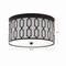Jonathan Y Link 3-Light 16.75" Metal LED Flush Mount, Oil Rubbed Bronze JYL3508A - alternate 2