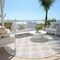 Homeroots 8' Ivory And Gray Round Polka Dot Washable Indoor Outdoor Area Rug 595237 - alternate 3