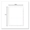 Medical Arts Press Large Tab Chart Divider Sheets, 7-Hole Punched, Letter, White, 250PK 20256 - alternate 2