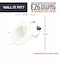 Bulbrite 14-Watt 5/6 in. Downlight w/Gimball LED Light Bulb Medium Base (E26) White Round 3000K, 4PK 861499 - alternate 3