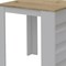 Homeroots 36in Natural and White Wood Kitchen Island With Storage 477891 - alternate 3