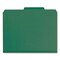 Pendaflex Pressboard Folders, 2/5 Tab, Exp 2.5", 2 Full-Pocket Dividers, 6 Fasteners, Letter, Dark Green, 10PK 24083P - alternate 2