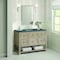James Martin Vanities Breckenridge 48'' S Vanity, Whitewashed Oak w/ Parisien Bleu Silestone Top w/ Wireless Charger 330-V48-WWO-FPBL - alternate 3
