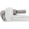 Performance Tool 48 in. Pipe Wrench, Aluminum Handles, Drop Forged Jaws W2148 - alternate 2