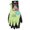 Kinco HydroFlector Mens Medium Hi-Vis Green Waterproof Latex Coated Winter Work Glove 1786P-M - alternate 1