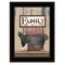 Homeroots FAMILY NO1 Black Framed Print Wall Art 407440 - alternate 1