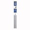 M-D Building Products 3-3/4 in. x 3/4 in. x 32 in. Silver Aluminum and Vinyl Heavy-Duty Low-Profile Threshold 08086 - alternate 2