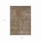 Homeroots 9' X 12' Brown And Beige Medallion Washable Indoor Outdoor Area Rug 616422 - alternate 2