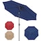 Simple Deluxe 10' Patio Umbrella Outdoor Table Market Yard Umbrella with Easy Push Button Tilt/Crank, Table Compa LGBRLA10DBL - alternate 1