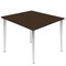 Regency Square Kahlo Breakroom Table, 48 in W, 48 in L, Neo Walnut TPL4848NWCM - alternate 1