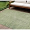 Homeroots 9' X 12' Artichoke Green And Ivory Abstract Washable Indoor Outdoor Area Rug 596984 - alternate 1