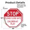 Signmission Stop Please Close Gate Children at, 10 inch X 10 inch, Vinyl Decal, 2PK OC-D-2PACK-10-270 - alternate 2