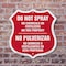 Signmission Bilingual No Spray Shield Sign Do Not Sp, 6 inch X 6 inch, Plastic Sign, 2PK SHI-P-2PACK-6-366 - alternate 3