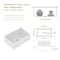 Wrightmaster 30" Apron-Front Single Bowl Ceramic Workstation Kitchen Sink w/ Cutting Board, Colander and Grids ZOR-AWS302010KSDS - alternate 3