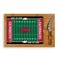 Picnic Time Family Of Brands NCAA Arkansas Razorbacks Football Field Icon Glass Top Cutting Board & Knife Set 910-00-505-034-0 - alternate 1