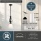 Vaxcel Monrovia Bronze Traditional Mini Pendant Ceiling Light with White Glass P0381 - alternate 2