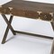 Homeroots 40" Dark Brown Solid Wood Writing Desk With Three Drawers 389444 - alternate 2