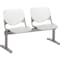 Kfi Kool Beam Seat Beam Seating, Gray Back, 47 in W 22 in L 31 in H, Polypropylene Seat 2300BEAM2-BP08-SP13 - alternate 1