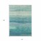 Homeroots 10' X 14' Turquoise Striped Washable Indoor Outdoor Area Rug 608156 - alternate 4