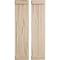 Ekena Millwork Rustic Two Board Joined Board-n-Batten Riverwood Faux Wood Shutters w/End Batten, 11W x 76H, PR SHUBJE11X76RWPR - alternate 1