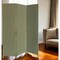 Homeroots 71" Green Fabric Folding Three Panel Screen Room Divider 379909 - alternate 3