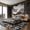 World Rug Gallery Vine Floral Area Rug 7 ft 10 in x 10 ft Black WR145BLACK8X10 - alternate 3