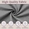 Lavish Home High Back Outdoor Chair Cushions for Patio Furniture Seats Water, Fade & UV-Resistant Fabric 82-TEX1061G - alternate 2